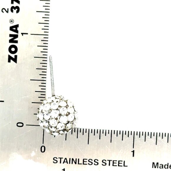 Crystals Stud Earrings - Picture 4 of 5